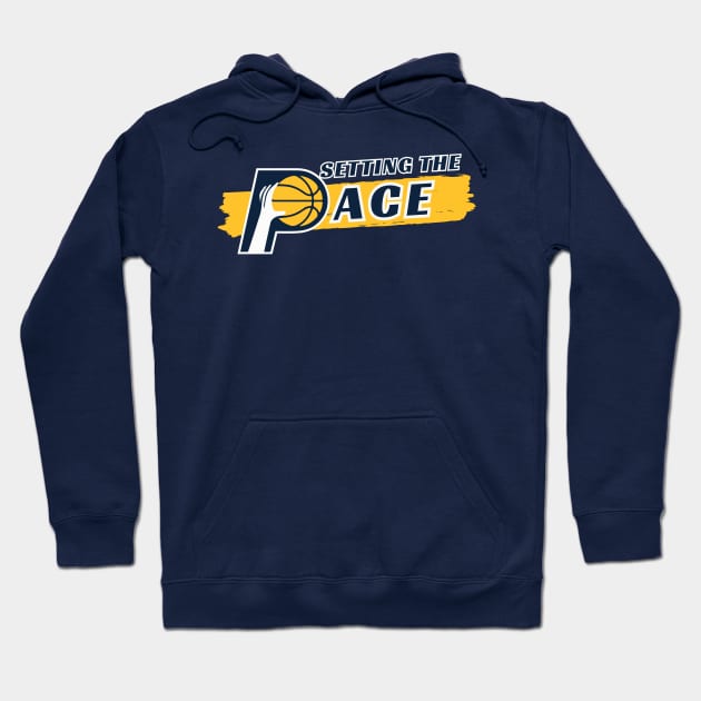 Setting The Pace Logo 2 Hoodie by Setting The Pace A Pacers Podcast